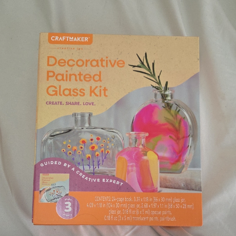 Decorative Painted Glass Kit - Multicolor